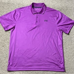Under Armour Men's Bold Purple Polo Shirt